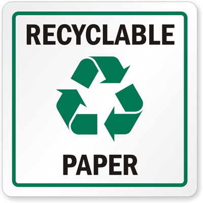Recycle on Recycle Here Labels   Recycling Decals   Recycling Stickers