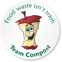 Mac Apple Team Compost Sticker