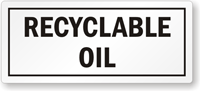 Recyclable Oil Label