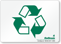GoGreen (With Symbol) Sign
