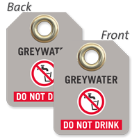 Greywater Do Not Drink Mini Tag