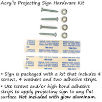 Projecting Sign: Safety Glasses PPE